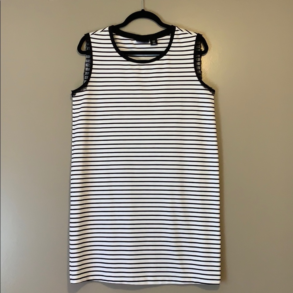 Adrienne Vittadini Striped Tank Dress